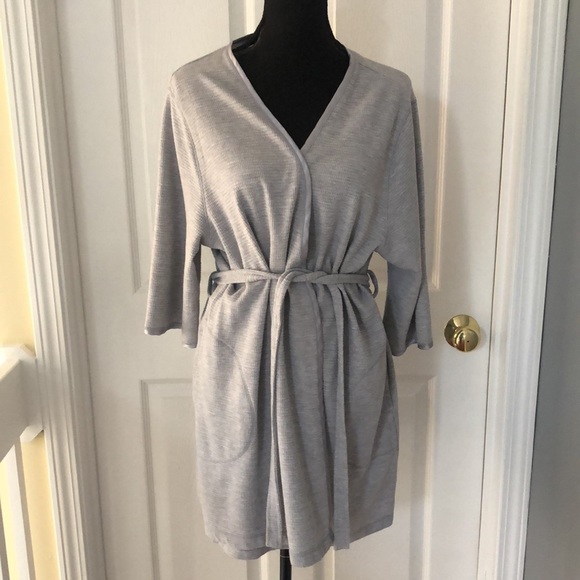 Jockey | Intimates & Sleepwear | Jockey Waffle Gray Short Robe | Poshmark